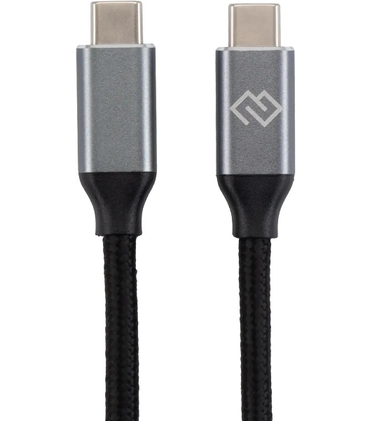 Кабель Digma D-Type-C-USB3.2-3m D-TYPE-C-USB3.2-100W-4K-3M 3м черный