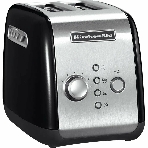 Тостер KitchenAid 5KMT221EOB черный, 1100 Вт, 2 слота, фото 1