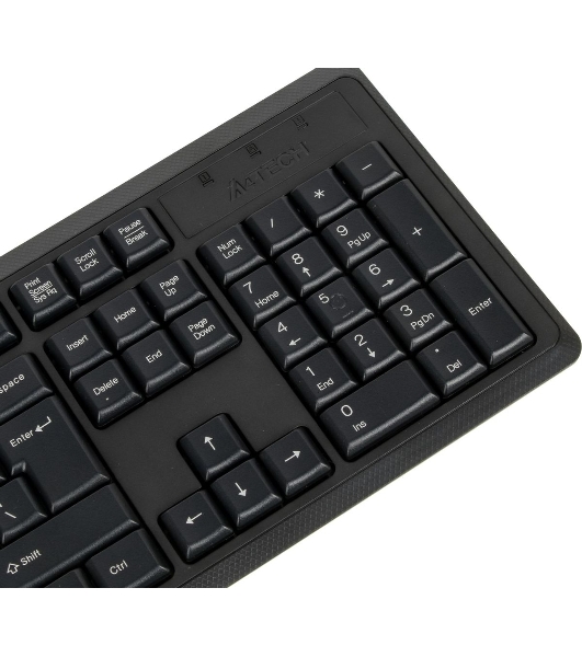Комплект клавиатура+мышь A4Tech 4200N беспроводной, USB, 1000 DPI, чёрный