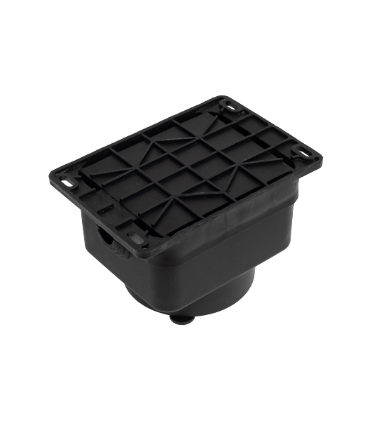 Колодка MultiSet 1х розетка 2К+З 16А/250В IP44 каучуковая черн. SE MST4003BK