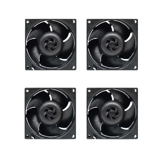 Комплект вентиляторов для корпуса Arctic S8038-10K (4 Pack) черный, 80 мм, 10000 об/мин, 4 pin
