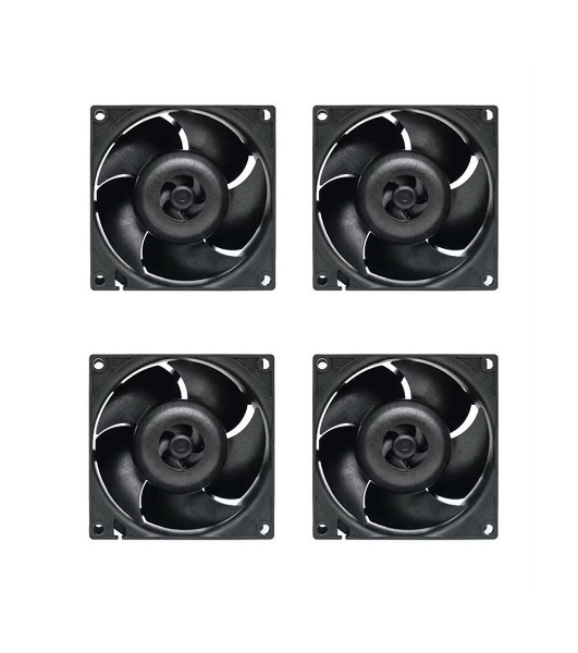 Комплект вентиляторов для корпуса Arctic S8038-10K (4 Pack) черный, 80 мм, 10000 об/мин, 4 pin