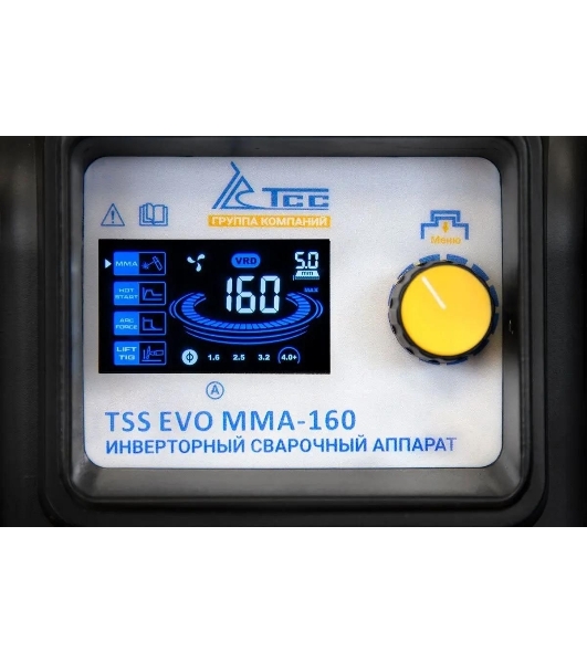 Сварочный аппарат ТСС EVO MMA-160, MMA DC/TIG DC 4.8кВт