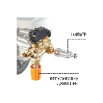 Мойка высокого давления Bort KEX-2800 2500 Вт, максимальное давление 125 бар, рабочее давление 105 бар, 12 л/мин, 23 кг, набор аксессуаров 10шт, фото16