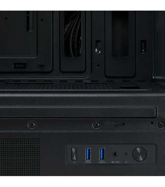 Компьютерный корпус HSPD M510, Mesh Mid Tower, черный, TG, 0.5 SPCC, 4x120мм ARGB ATX, mATX, mITX 180/280/160мм 1x2.5', 1x3.5', 7xPCI 2xUSB-A 3.0 517x277x418мм