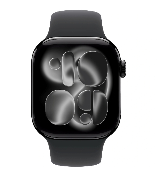Умные часы Apple Watch Series 11 A3331, 1.77' OLED, Wi-Fi, Bluetooth 5.3, черный