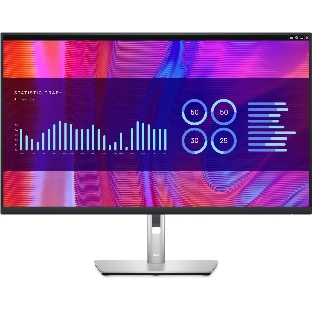 Монитор 32' Dell P3223DE IPS 2560x1440, 60 Гц, 5 мс, 16:9, 350 кд/м², HDMI, 2xDP 1.4, USB-C, USB Hub (4x USB 3.2), Ethernet, черный и серебристый