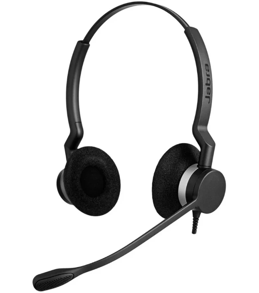 Гарнитура Jabra BIZ 2300 Duo USB чёрный, проводная