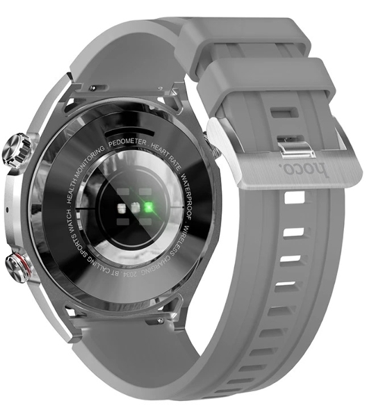 Умные часы Hoco Y16, 1.39 дюйм TFT (TN), отсутствует, Bluetooth NFC, IP67, серебристый