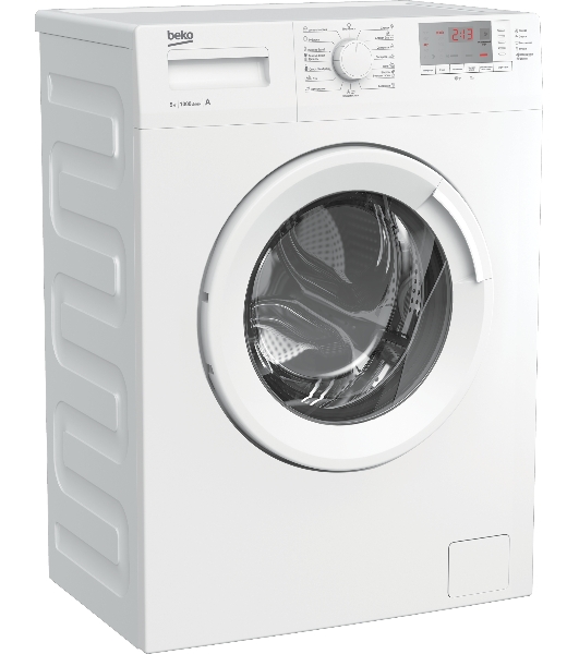 Стиральная машина Beko WRS5512BWW белый, загрузка фронтальная 5 кг, 1000 об/мин., класс: А