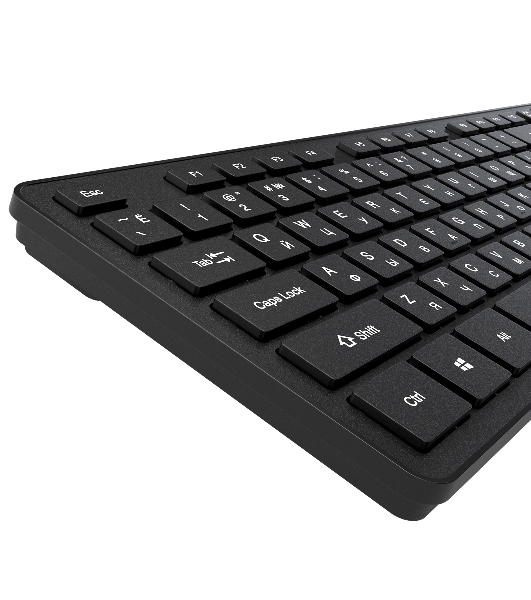Клавиатура беспроводная Maxvi KWS-01 черный