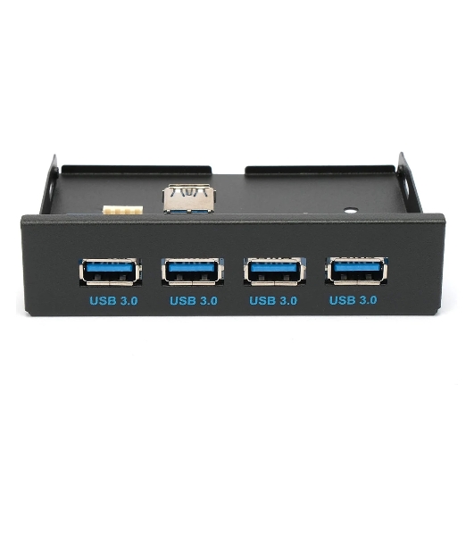 Планка USB 3.0 на переднюю панель 3.5' Gembird FP3.5-USB3-4A, USB, 4xUSB-A 3.0