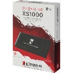 Внешний SSD Kingston XS1000, 2TB, USB 3.2 Gen 2 Type-C, R/W 1050/1000, черный, фото5