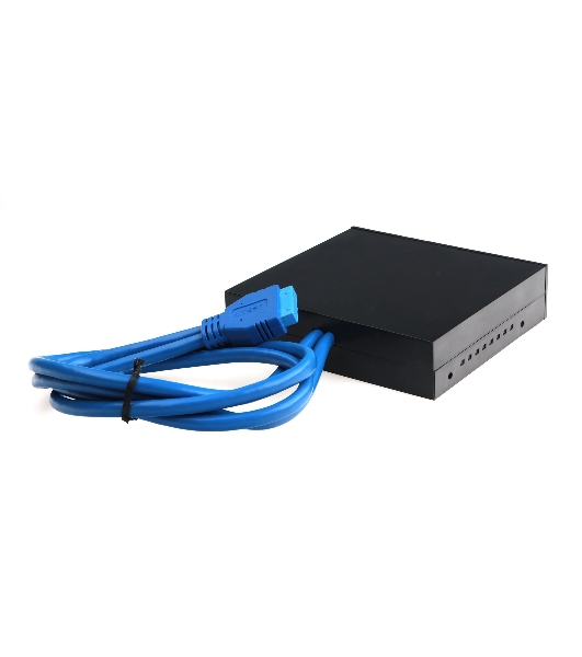 Кард-ридер Gembird FDI2-ALLIN1-03-B/черный/TF/SD/MS/CF/XD SDHC/USB 3.0/пластик