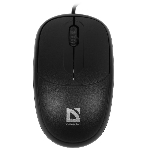 Мышь проводная Defender Datum MS-980 черный, 1000 dpi, USB, кнопки - 3, фото 1