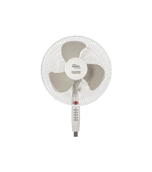 Вентилятор Oasis VF-40PWG белый/серый, напольный, 40 Вт, 3 скорости, 40 см (2 шт. в коробке)(выписывать кратно 2)(цена указана за 1 шт)