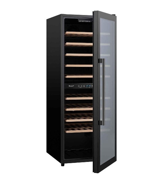 Винный холодильник Weissgauff WWC-77 DB DualZone черный, 2 отсека, 77 бут., класс G