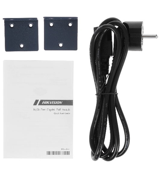 Коммутатор Hikvision DS-3E0526P-E, 24×1 Гбит/с PoE+ + 1×1 Гбит/с SFP, неуправляемый