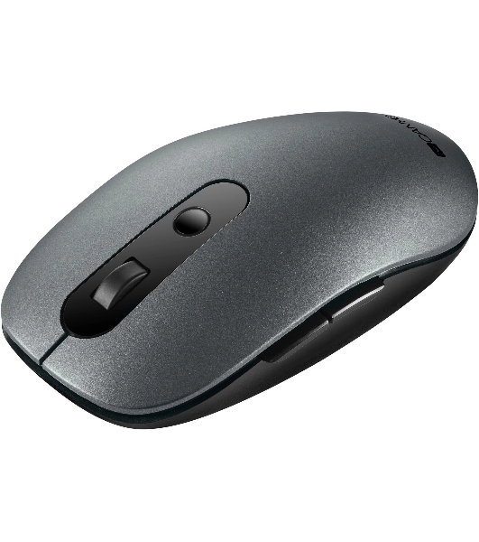 Мышь беспроводная Canyon MW-9 серый, 1600 dpi, радиоканал, Bluetooth, USB, кнопки - 6