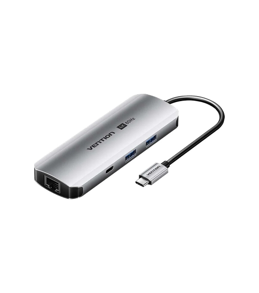 USB-концентратор Vention TQMHB, USB Type-C, USB/HDMI/RJ-45/SD, USB Type-C