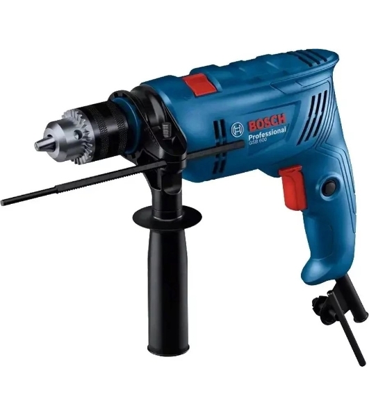 Дрель-шуруповерт Bosch GSB 600, 600 Вт, 1,5 Нм, щеточный, ударная
