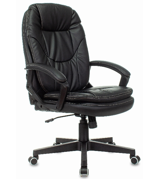 Кресло Бюрократ CH-868N Leather Venge черный, экокожа