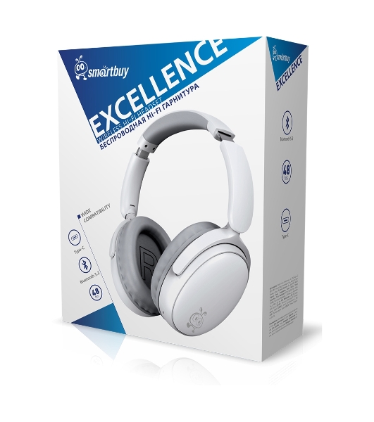Проводные наушники Smartbuy Excellence черный, внутриканальные, Jack 3.5 мм, микрофон на проводе