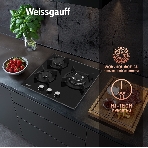 Газовая варочная панель Weissgauff HG 451 Bgh независимая, черный, фото4