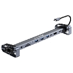 Док-станция Gembird UHB-D5, USB Type-C, 3xUSB 3.1, Type-C PD87W, Jack 3.5, SD/TF, HDMI, RJ45, USB Type-C, USB, фото 1