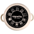 Кастрюля Appetite 6RD181M Подворье с крышкой, цилиндрическая, эмалированная сталь 3 л, фото4