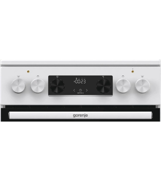 Плита электрическая Gorenje GEC5C61WG белый, конфорок 4 электрических, духовка 70 л, 50 см x 85 см x 59.4 см (без крышки)