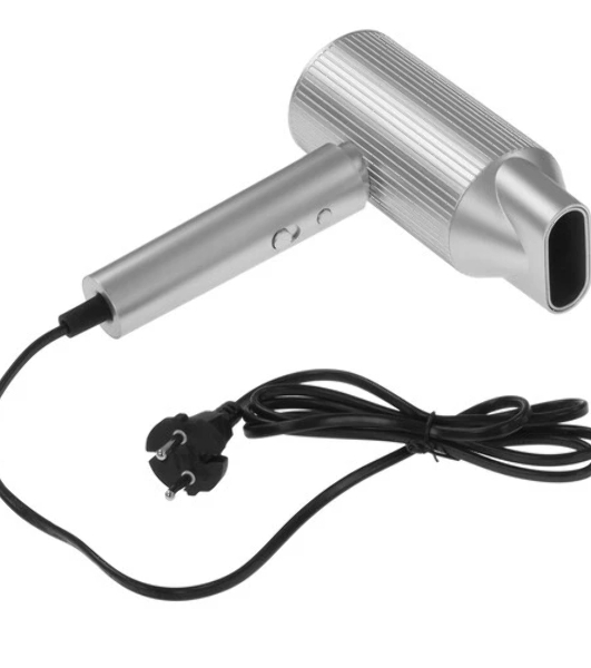Фен JVC JHD012 серый/серебристый, 1800 Вт