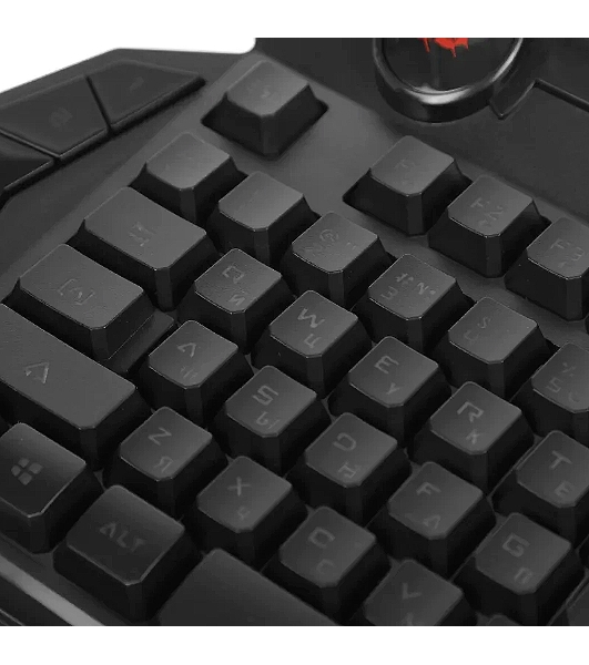 Клавиатура проводная A4Tech Bloody B310N черный USB Multimedia for gamer LED (подставка для запястий) (B310N)