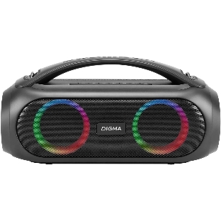 Колонка портативная Digma D-PS1530 черный/черный 50W 2.1 BT 10м 3000mAh
