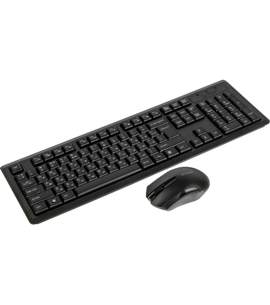 Комплект клавиатура+мышь A4Tech 4200N беспроводной, USB, 1000 DPI, чёрный