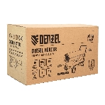 Дизельная тепловая пушка Denzel DHG-50, 50 кВт, 1100 м3/ч, прямой нагрев, фото5