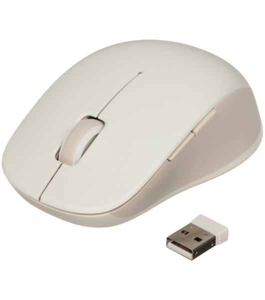 Мышь беспроводная Xiaomi Dual-mode Wireless Mouse 2 белый, 1200 dpi, радиоканал, Bluetooth, USB, кнопки - 5