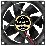 Вентилятор корпусной ExeGate ExtraSilent ES08025S2P, 80 мм, 1900 об/мин, 20 дБ, 2-pin, без подсветки, фото3