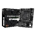 Материнская плата Maxsun Challenger B450M, AM4, AMD B450, 2xDDR4, 4xSATA, 1xM.2, 1xPCIe 3.0 x16, 1xPCIe 3.0 x1, 1xHDMI, 1xVGA, 1x 1Gb LAN, 2xUSB-A 3.2 Gen 1, 2xUSB-A 2.0, 3x3.5 мм, 5.1, M-ATX, фото 1