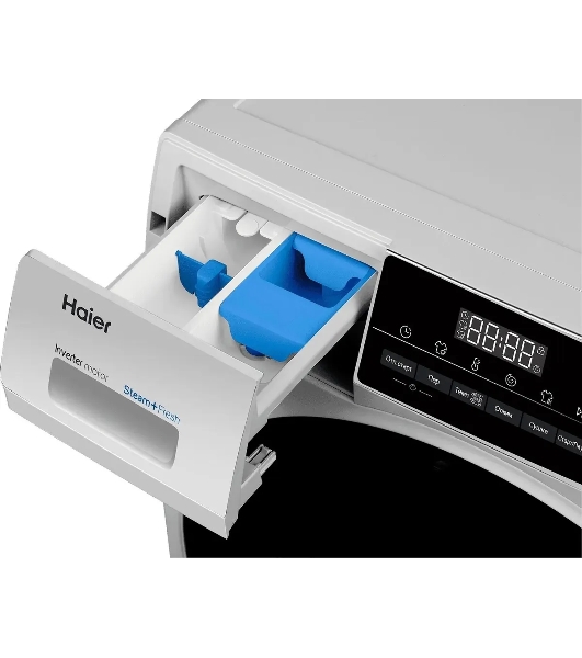 Стиральная машина Haier HWD70-BP14929S серебристый, загрузка фронтальная 7 кг, 4 кг - сушка, 1400 об/мин, класс: B