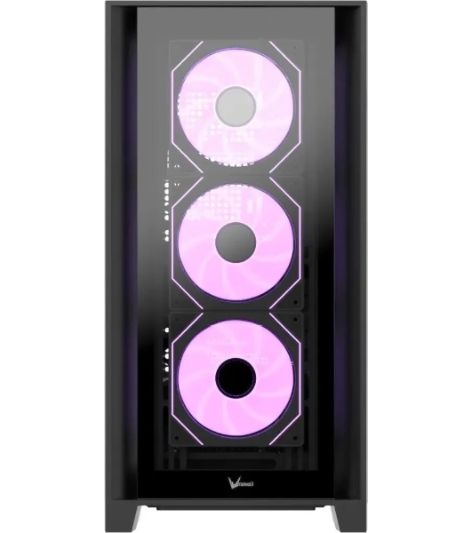 Компьютерный корпус AeroCool/Formula Air Power G8 черный без БП ATX 2xUSB 3.0 1xUSB3.1 audio bott PSU