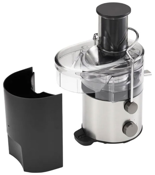 Соковыжималка Panasonic MJ-CB600STQ серебристый, центробежная, 1000 Вт, 1500 мл, механическое