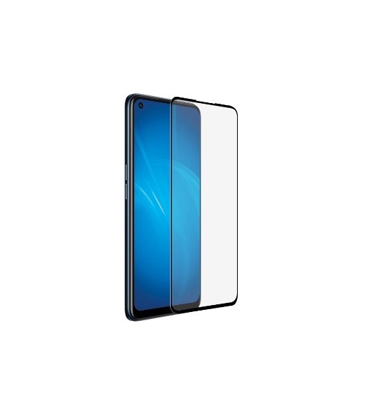 Защитное стекло для экрана DF oColor-24 для Oppo A54 (4G) 1 шт, черный df ocolor-24 (black)