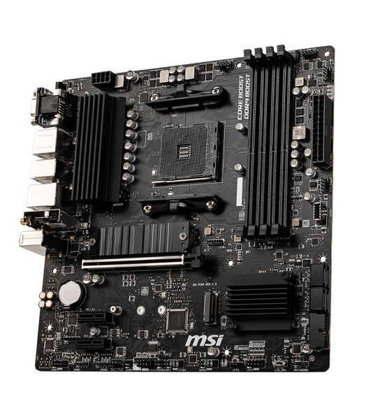 Материнская плата MSI B550M PRO-VDH WIFI, AM4, AMD B550, 4xDDR4, 4xSATA, 2xM.2, 1xPCIe 4.0 x16, 2xPCIe x1, 1xDisplayPort, 1xHDMI, 1xVGA, 1x 1Gb LAN, 2xUSB 2.0, 4xUSB 3.2 Gen 1, 3x3.5 мм, 7.1, mATX