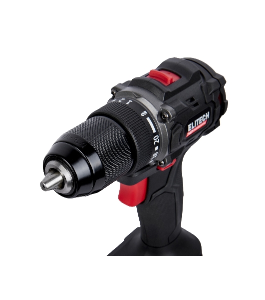 Дрель-шуруповерт Elitech CD 20SL2, 20 В, 2 Ач, 60 Нм, бесщеточный