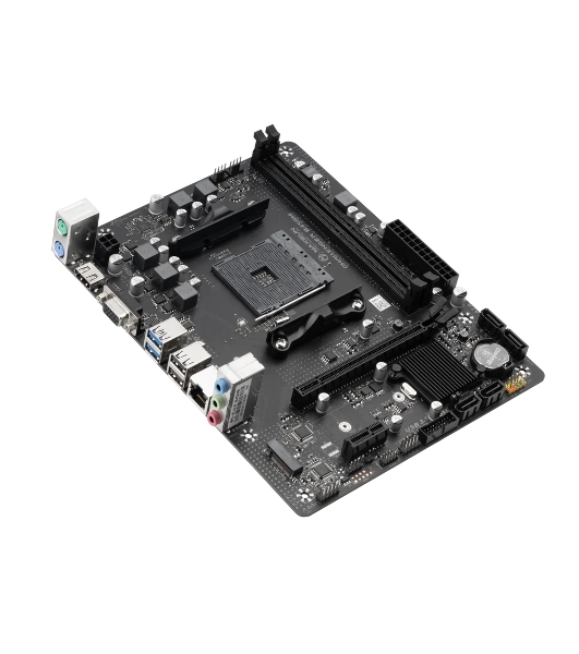 Материнская плата Maxsun Challenger B450M, AM4, AMD B450, 2xDDR4, 4xSATA, 1xM.2, 1xPCIe 3.0 x16, 1xPCIe 3.0 x1, 1xHDMI, 1xVGA, 1x 1Gb LAN, 2xUSB-A 3.2 Gen 1, 2xUSB-A 2.0, 3x3.5 мм, 5.1, M-ATX