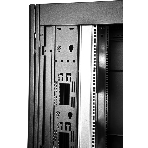 Шкаф серверный ПРОФ напольный 48U (600x1200) дверь перфор., задние двойные, фото3
