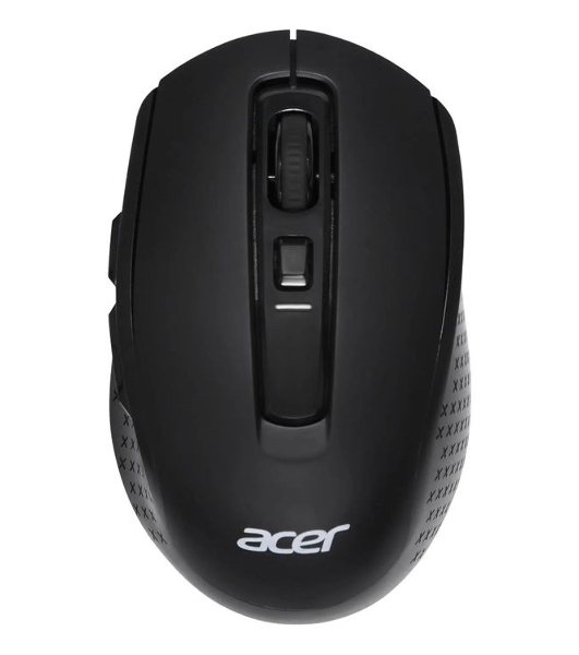 Мышь беспроводная Acer OMR070 черный, 1600 dpi, радиоканал, Bluetooth, USB, кнопки - 6