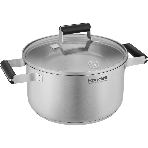 Кастрюля Rondell Bayoneta RDS-1808 5.1 л. d=24 см (с крышкой) стальной, фото 1