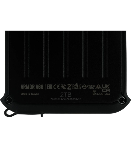 Внешний HDD 2Tb Silicon PowerArmor A66, 2.5', USB 3.2, Черный